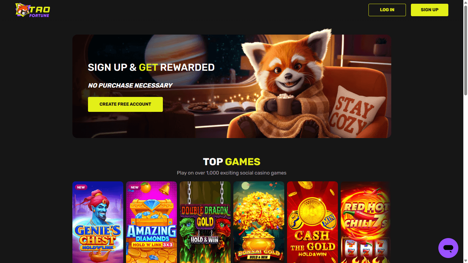 tao_fortune_casino_homepage_desktop