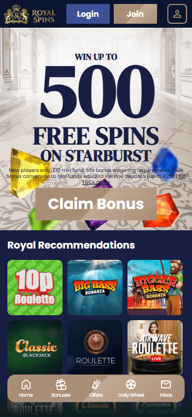 royal_spins_casino_homepage_mobile
