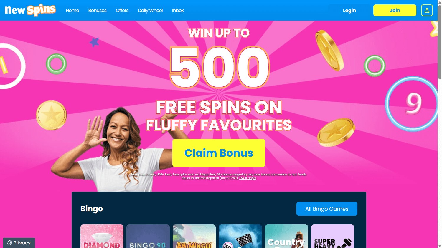 newspins_casino_homepage_desktop