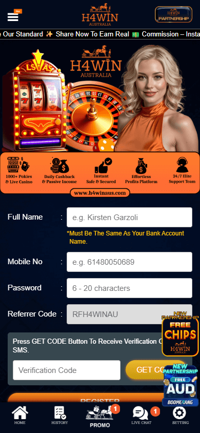 H4WIN_AUS_Casino_homepage_mobile