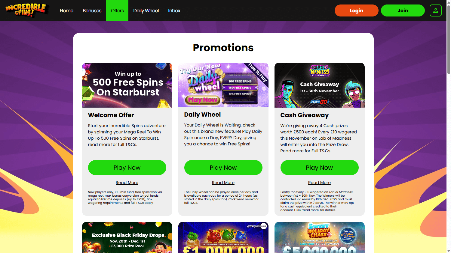 Incredible_Spins_Casino_promotions_desktop
