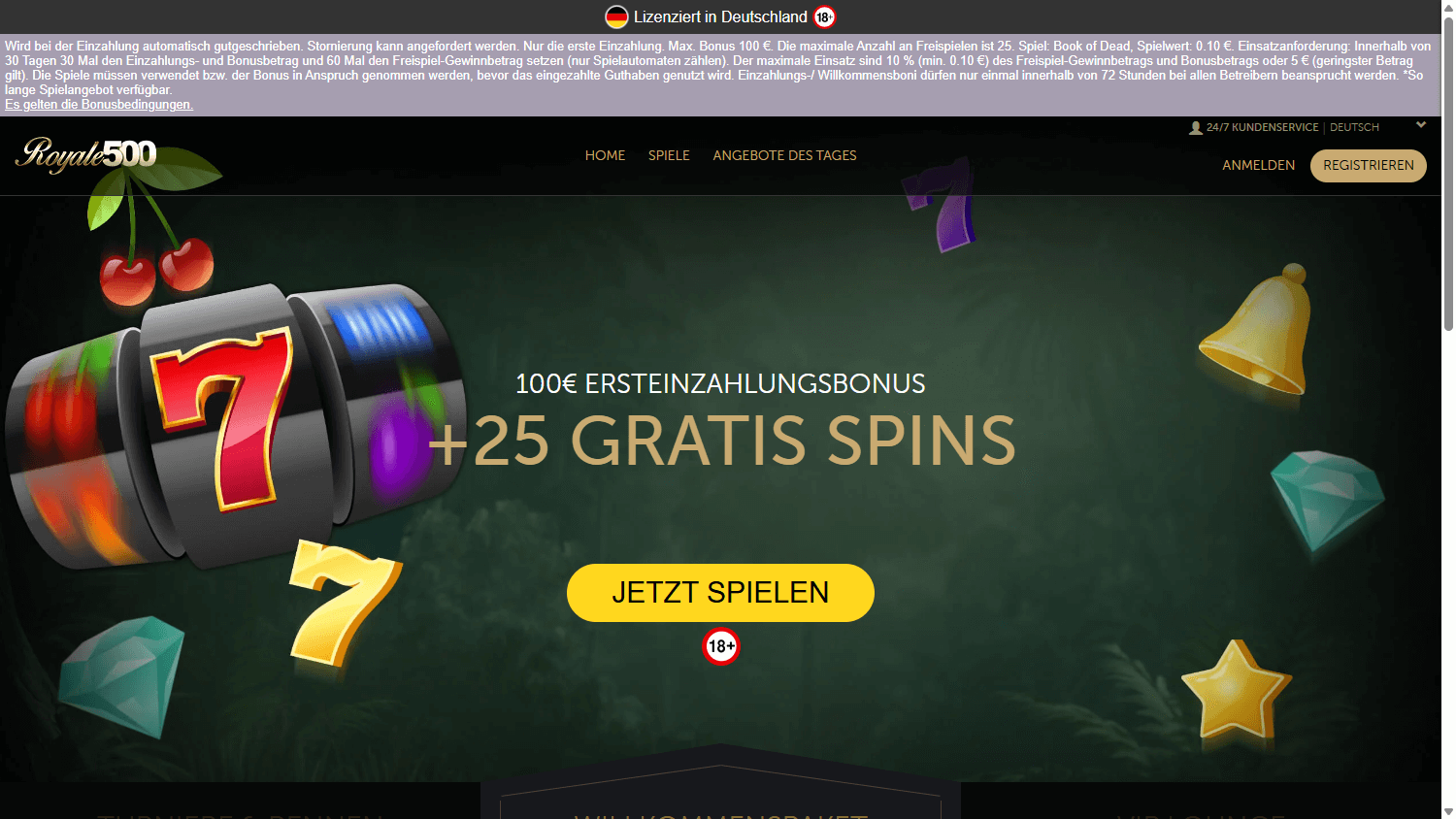 Royale500_Casino_DE_homepage_desktop