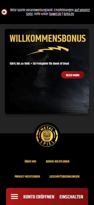 Metal_Spiel_Casino_promotions_mobile