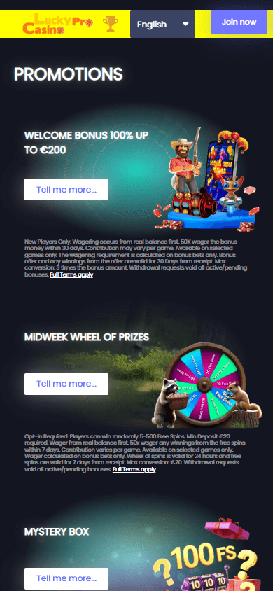 LuckyPro_Casino_promotions_mobile