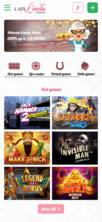 Lady_Linda_Casino_homepage_mobile