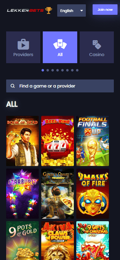 LekkerBets_Casino_game_gallery_mobile