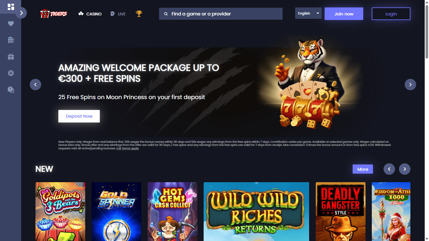 777Tigers_Casino_homepage_desktop