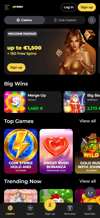 vipzino_casino_homepage_mobile