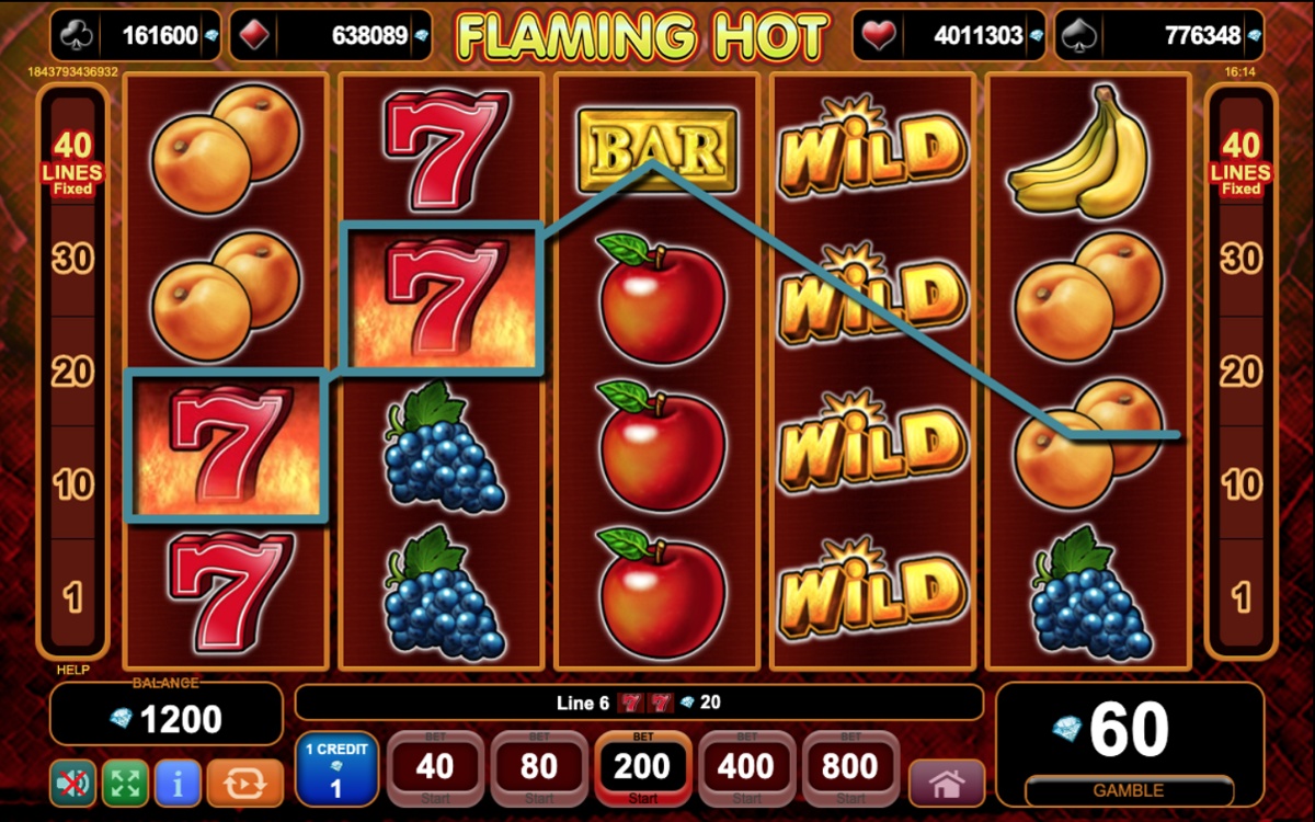 Flaming Hot slot win
