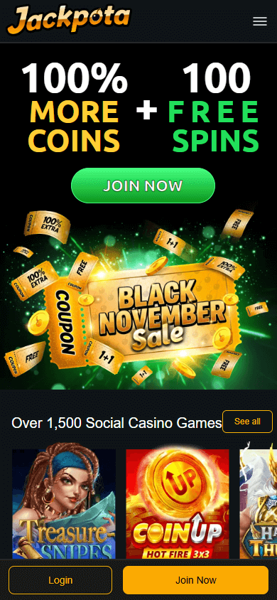 Jackpota_Casino_homepage_mobile