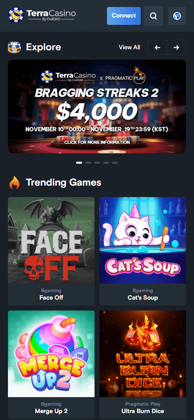 Terra_Casino_homepage_mobile