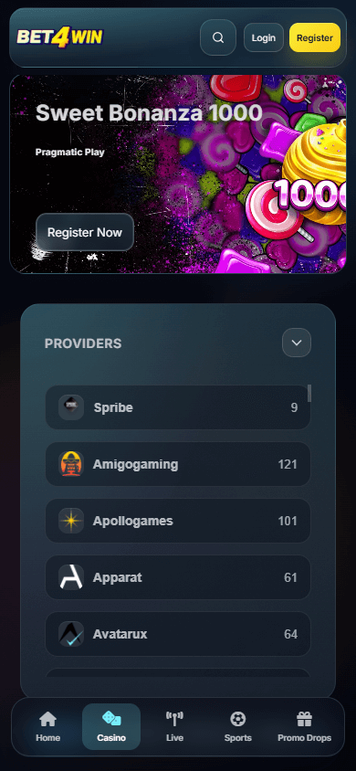 Bet4Win_Casino_game_gallery_mobile