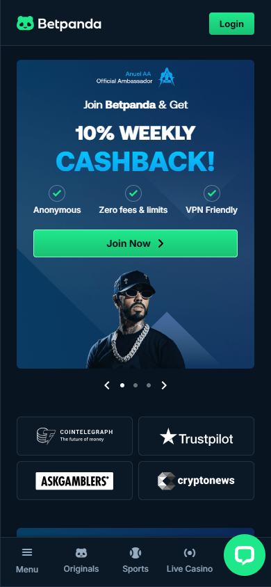 betpanda_casino_homepage_mobile