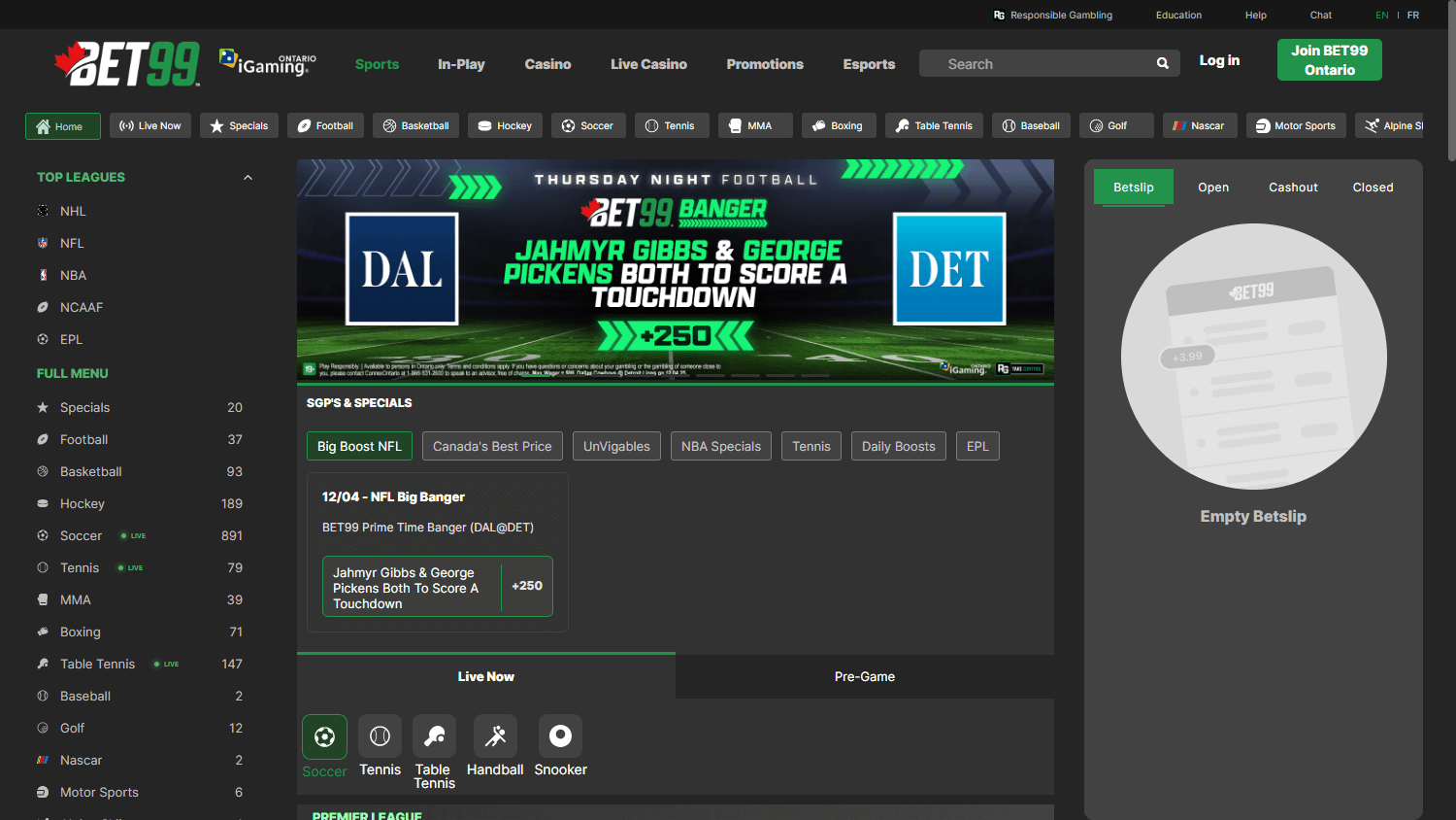 bet99_casino_on_homepage_desktop