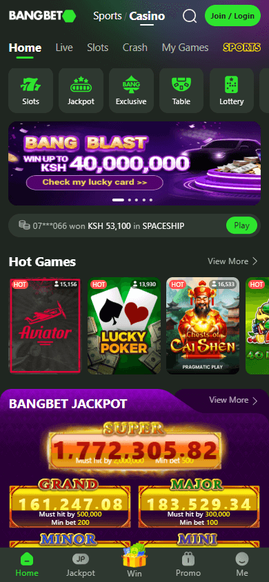 Bangbet_Casino_homepage_mobile