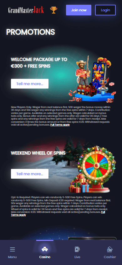 grandmasterjack_casino_promotions_mobile