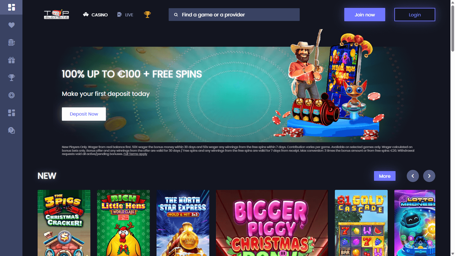 topslotsite_casino_homepage_desktop