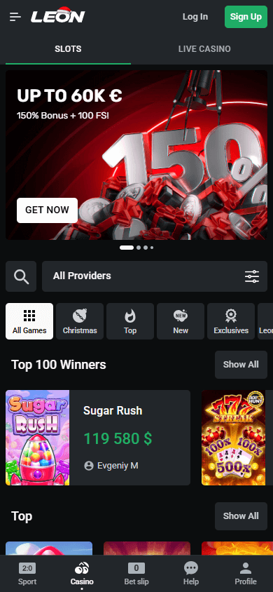 Leon_Casino_game_gallery_mobile