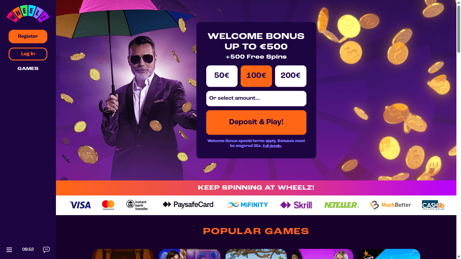 wheelz_casino_homepage_desktop