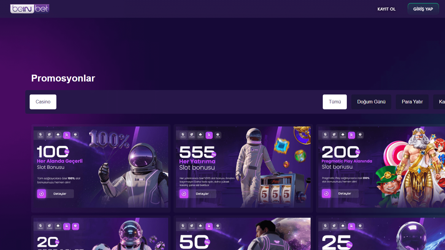 beinbet_casino_promotions_desktop