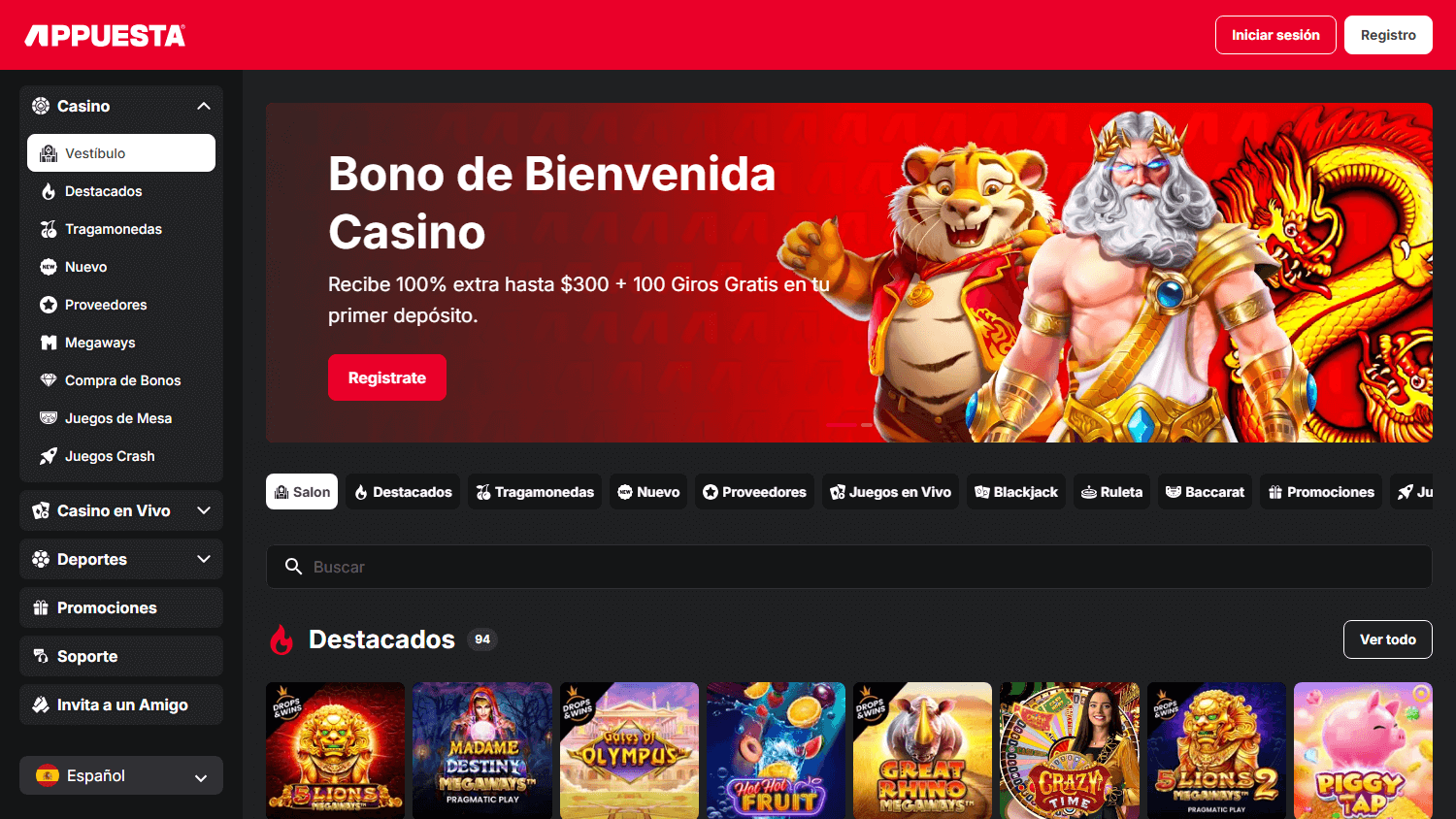 appuesta_casino_homepage_desktop