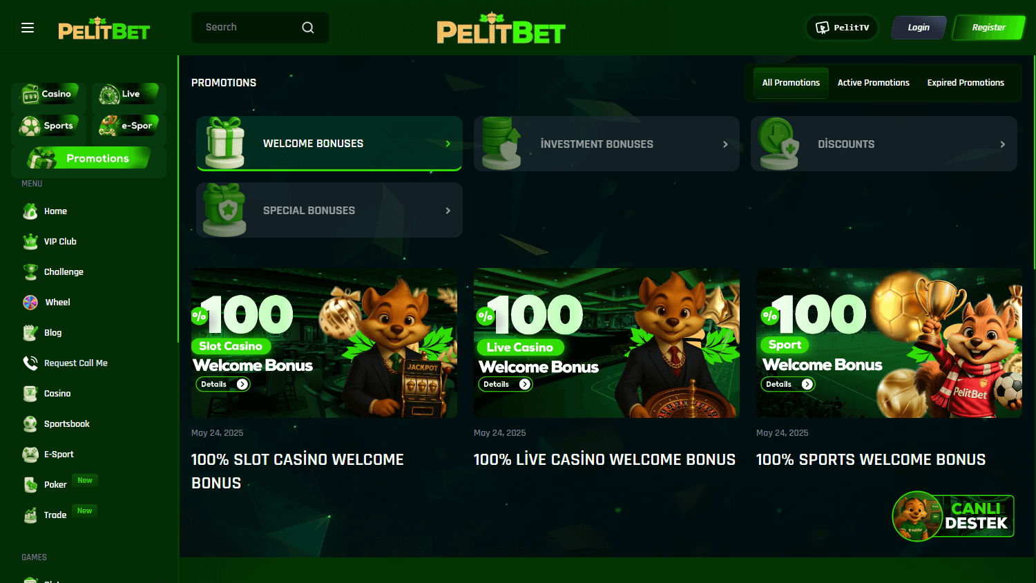pelitbet_casino_promotions_desktop