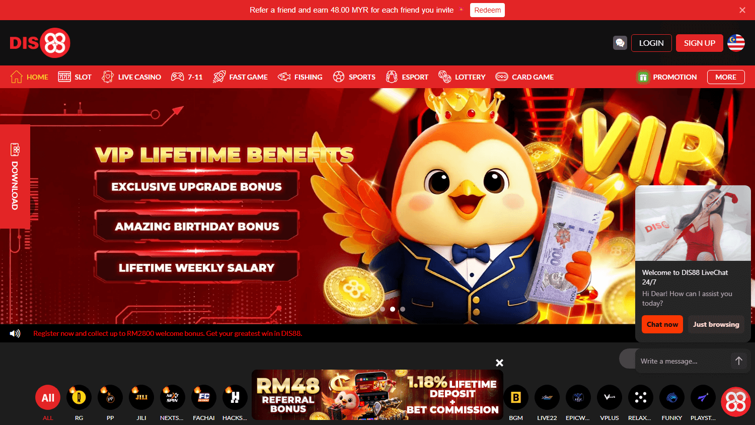 dis88_casino_homepage_desktop
