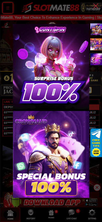 slotmate88_casino_homepage_mobile