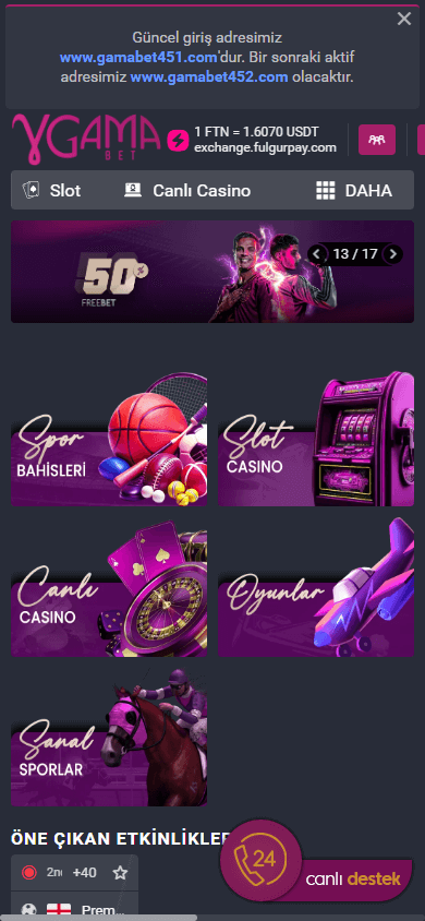 gamabet_casino_homepage_mobile