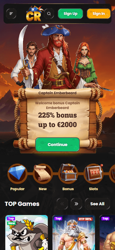 corsaza_casino_homepage_mobile