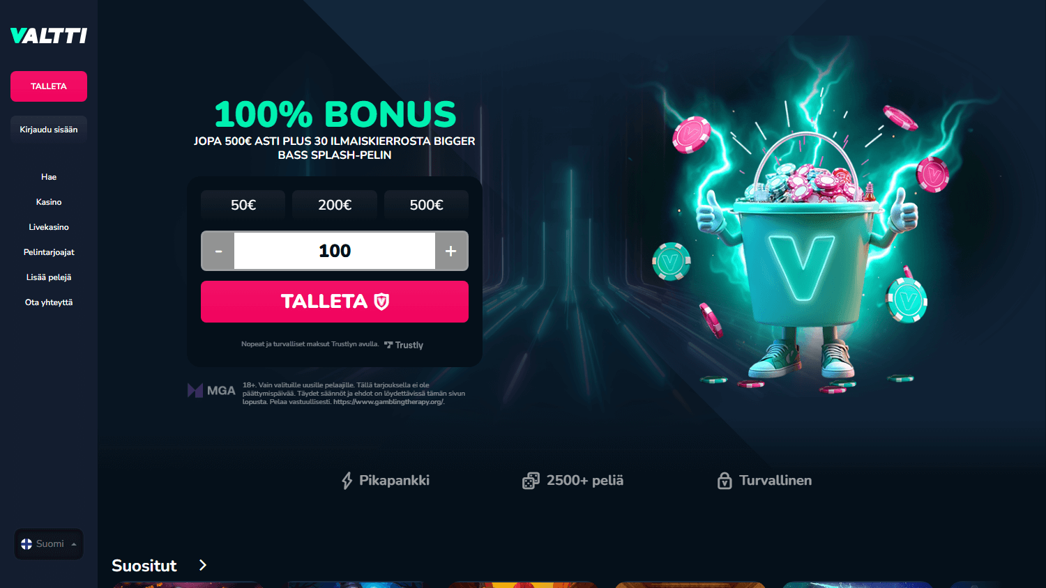 valtti_casino_homepage_desktop