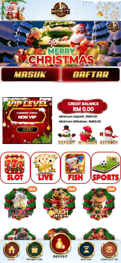 1mdbet_casino_homepage_mobile