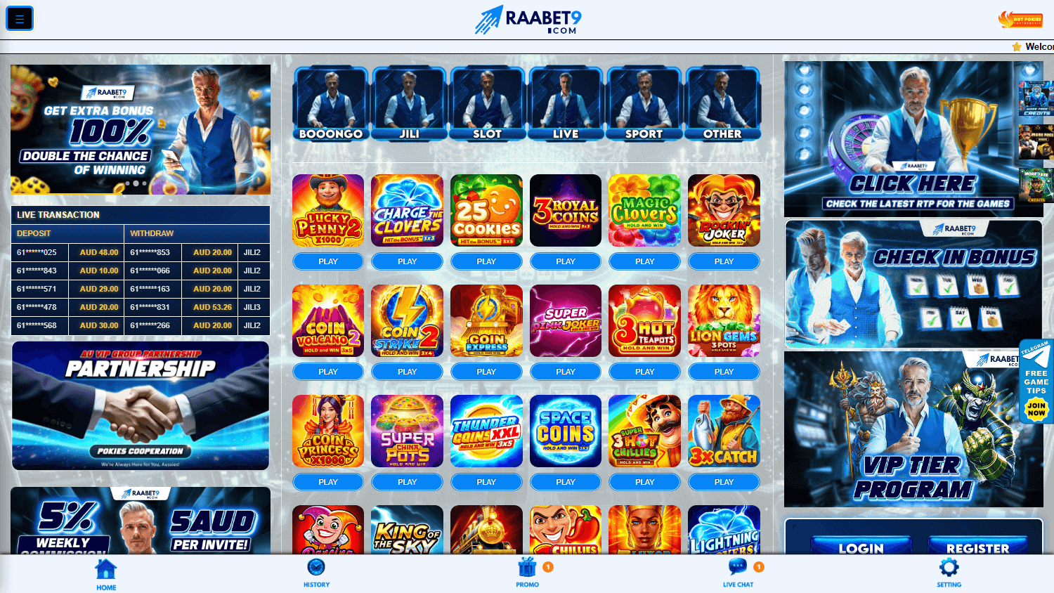 raabet9_casino_homepage_desktop