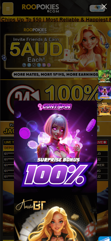 roopokies_casino_homepage_mobile