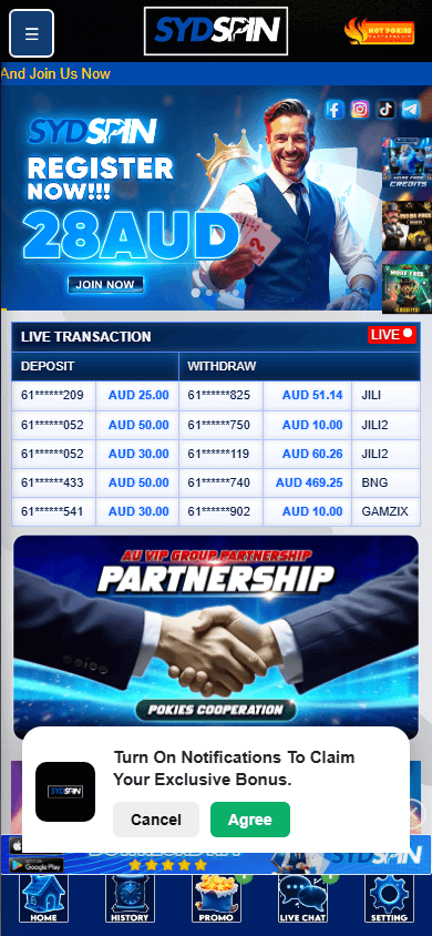 sydspin_casino_homepage_mobile