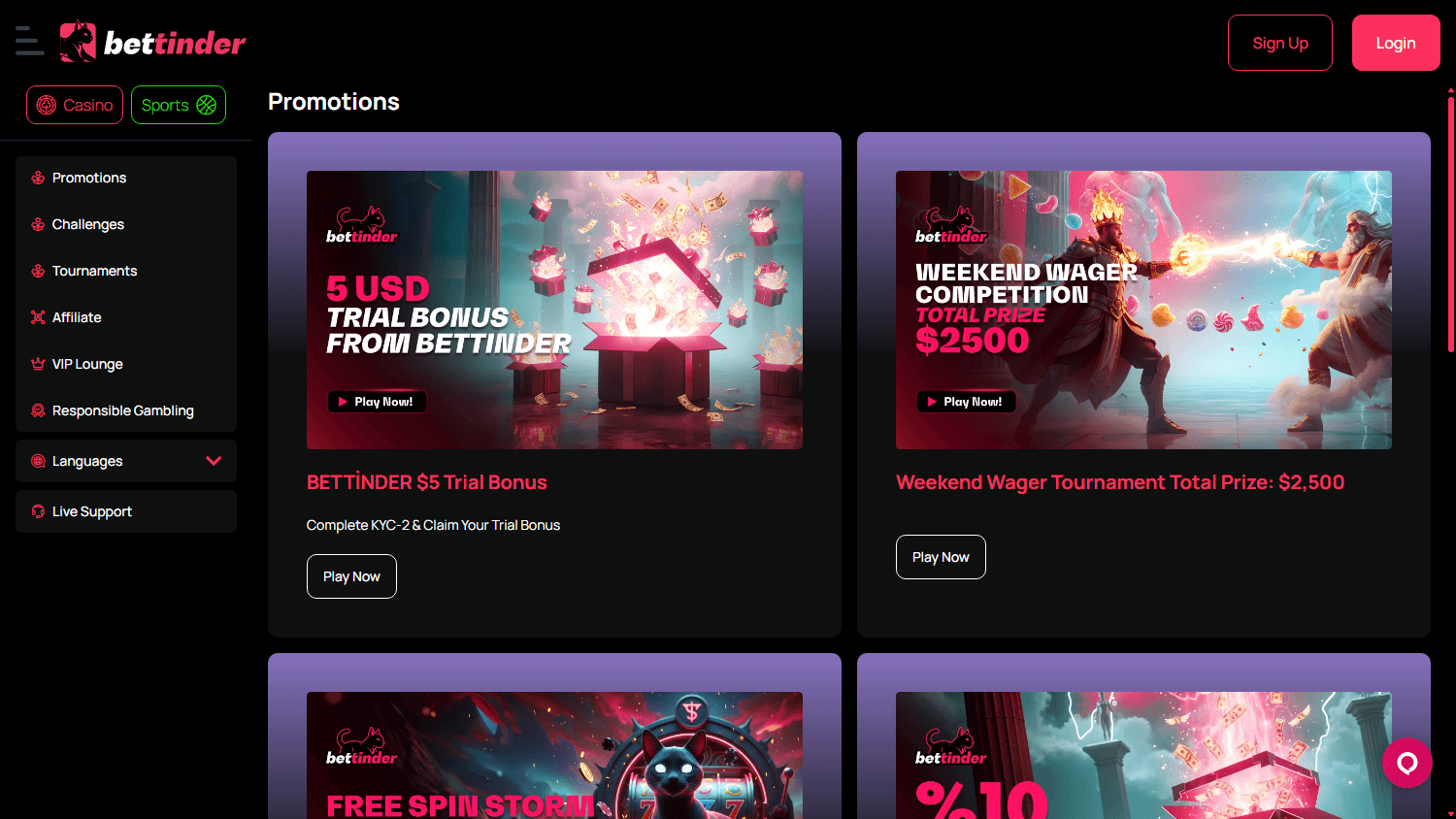 bettinder_casino_promotions_desktop