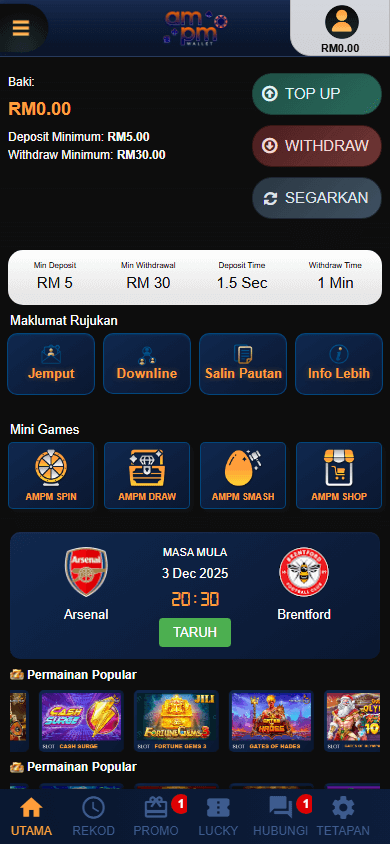 ampm_wallet_casino_homepage_mobile