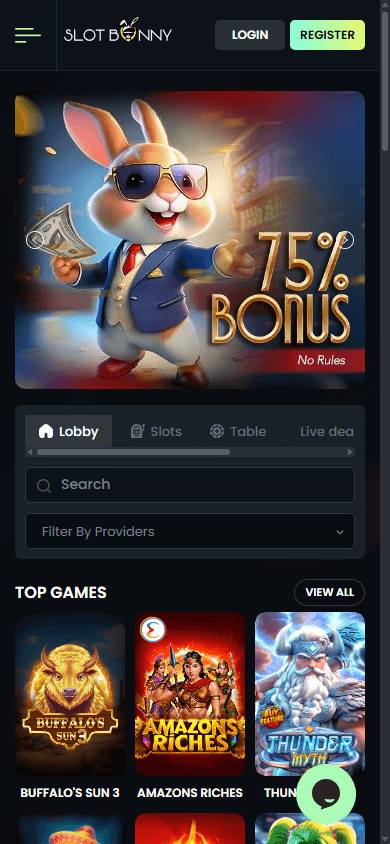 slot_bunny_casino_homepage_mobile