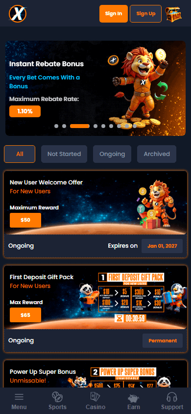 xyes_casino_promotions_mobile