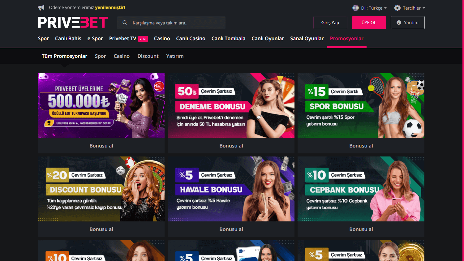 privebet_casino_promotions_desktop