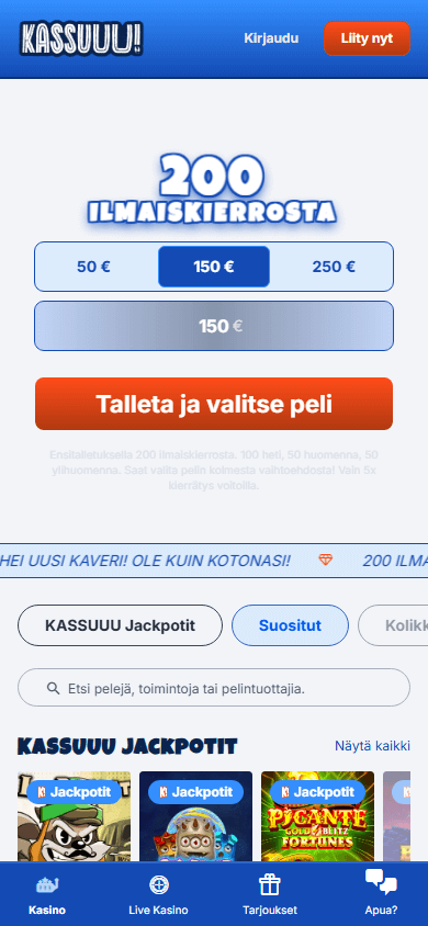 kassuuu_casino_homepage_mobile