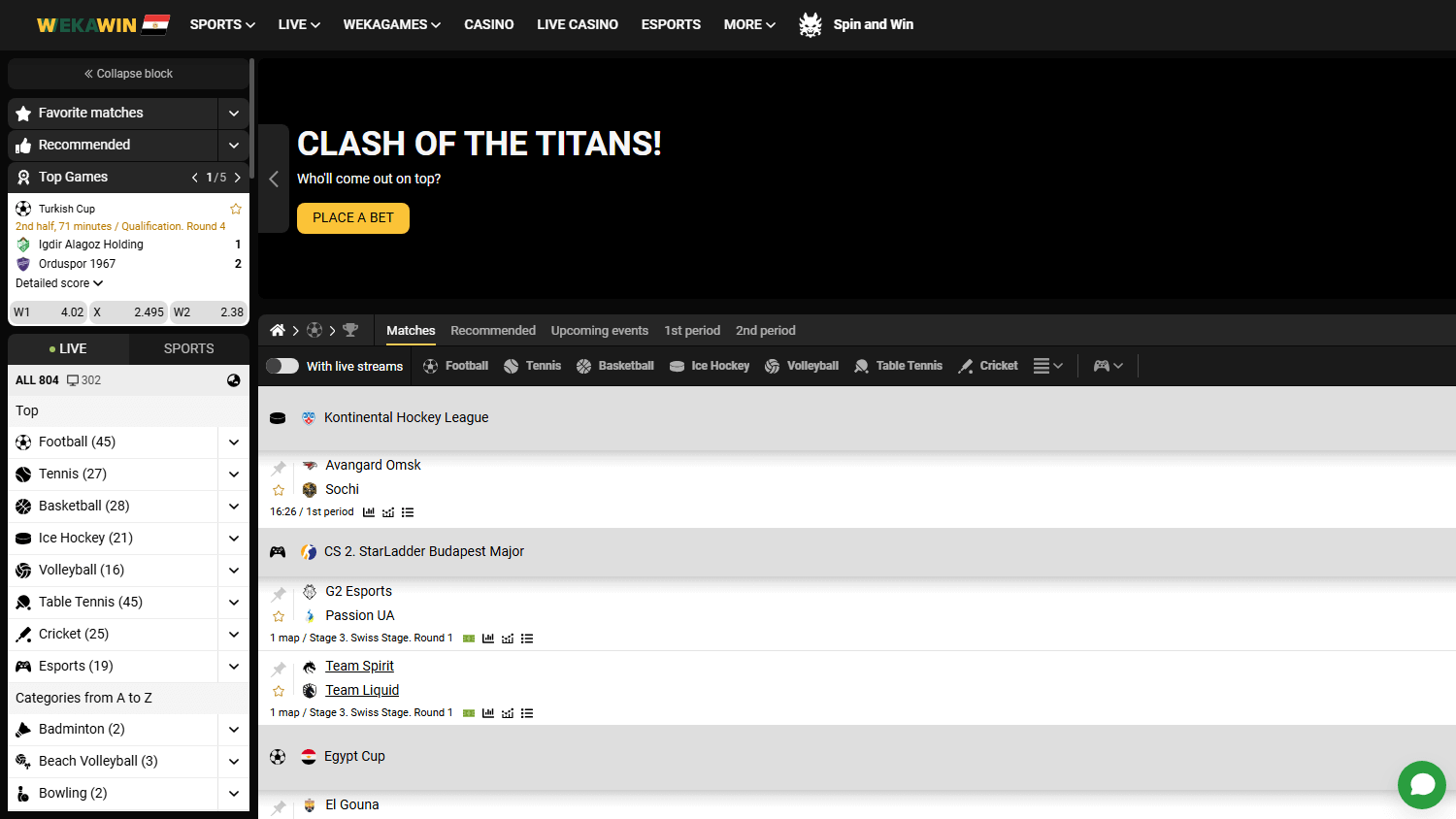 wekawin_casino_homepage_desktop