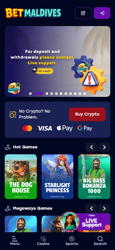 betmaldives_casino_homepage_mobile