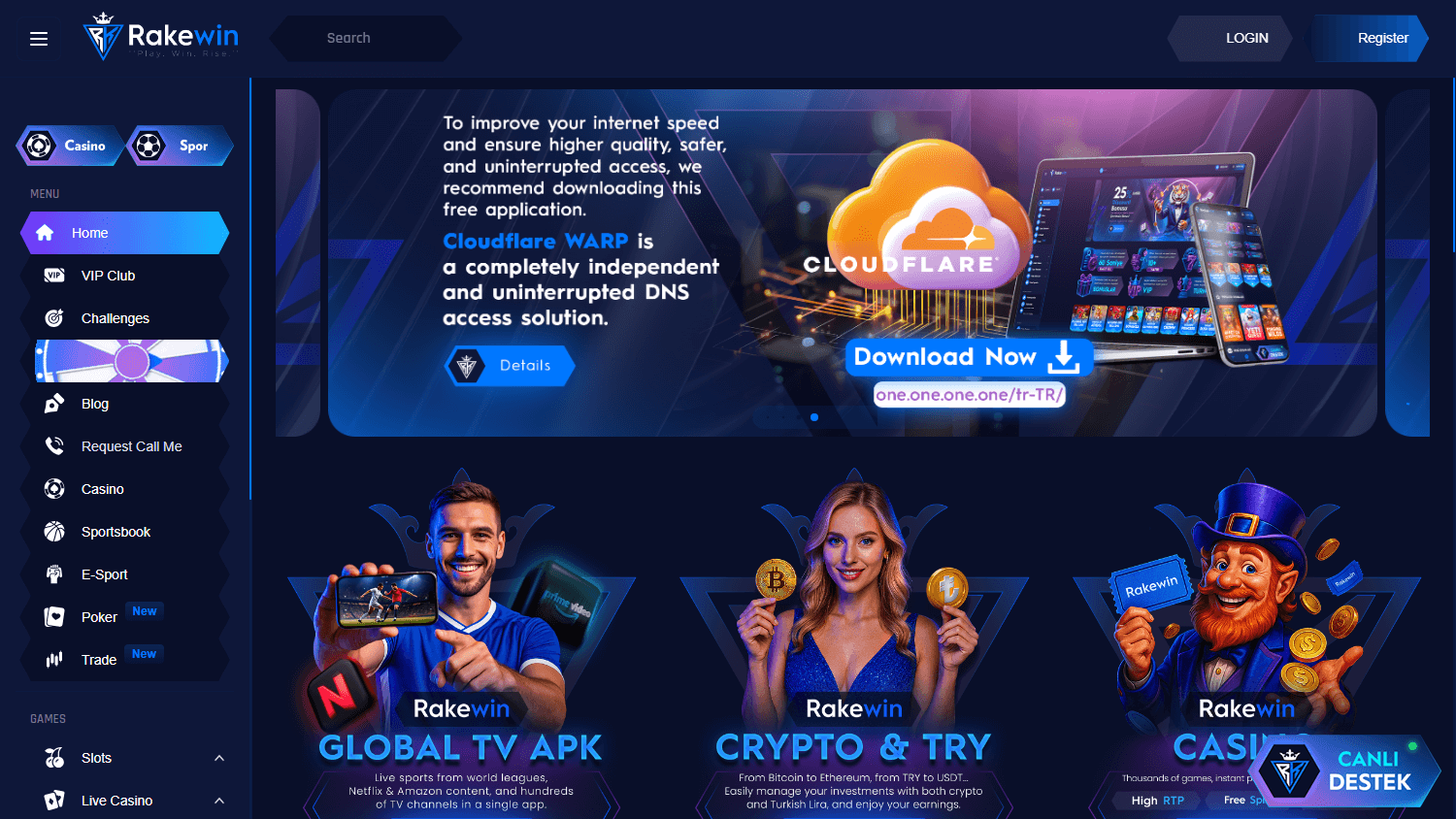 rakewin_casino_homepage_desktop