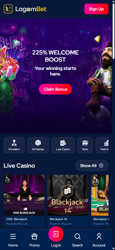 lagombet_casino_homepage_mobile