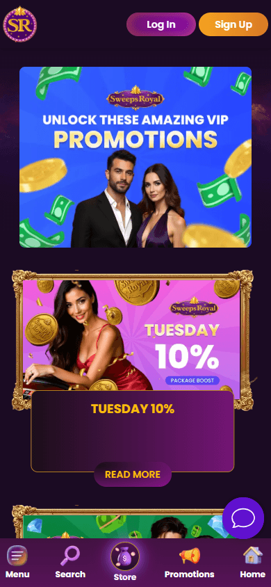 SweepsRoyal_Casino_promotions_mobile