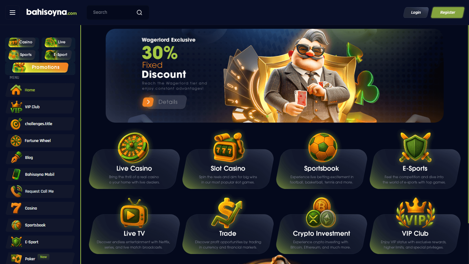 bahisoyna_casino_homepage_desktop