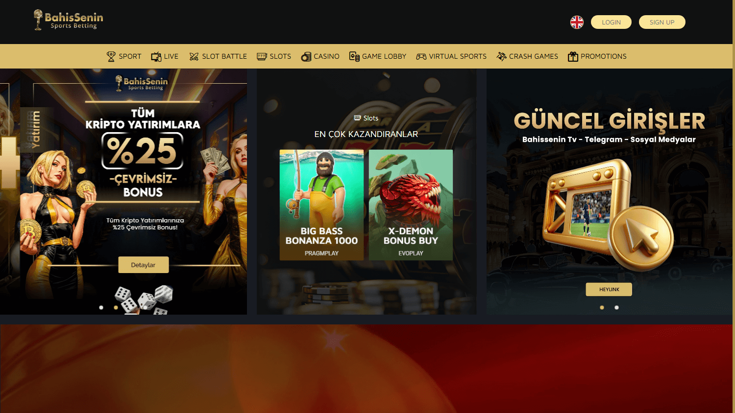 bahissenin_casino_homepage_desktop