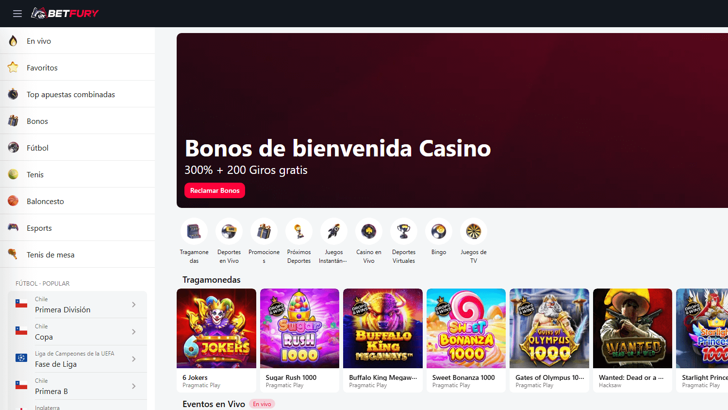 betfury_casino_cl_homepage_desktop