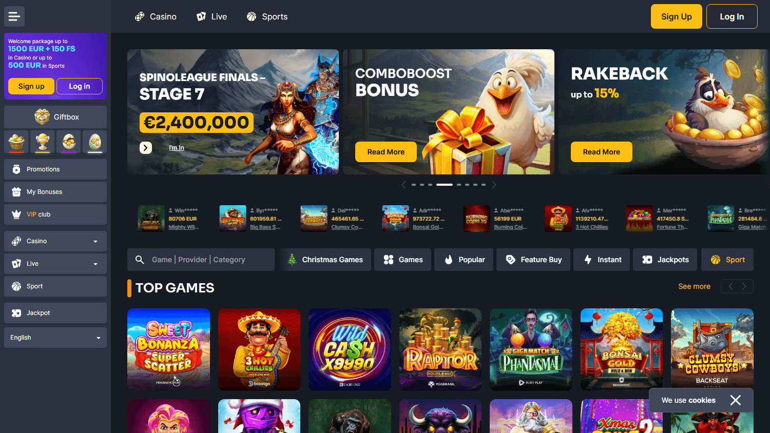 altaris_casino_homepage_desktop